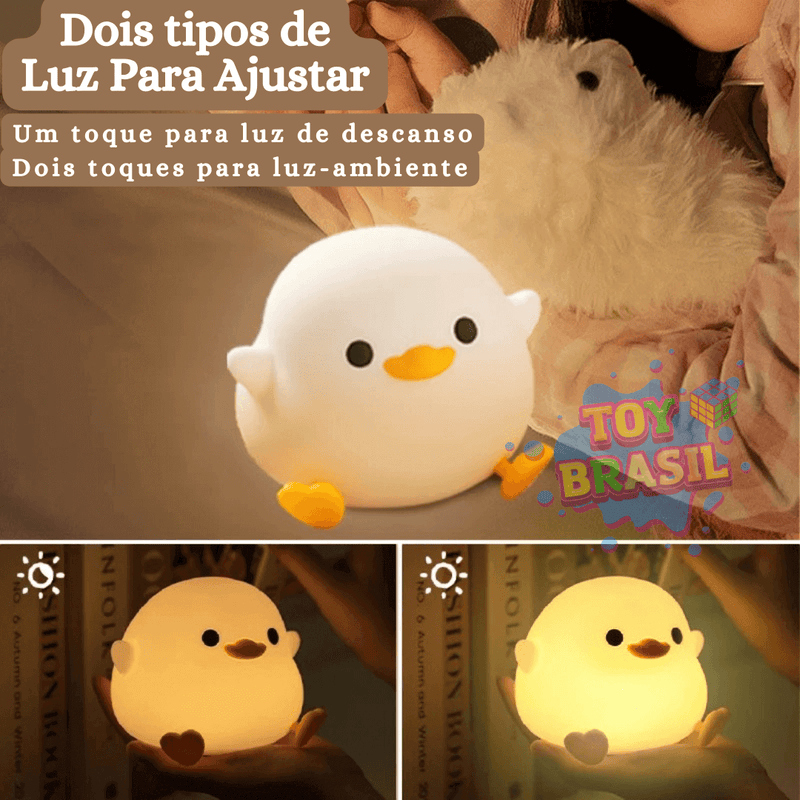 Dodo Duck - Luminária Patinho de Silicone USB