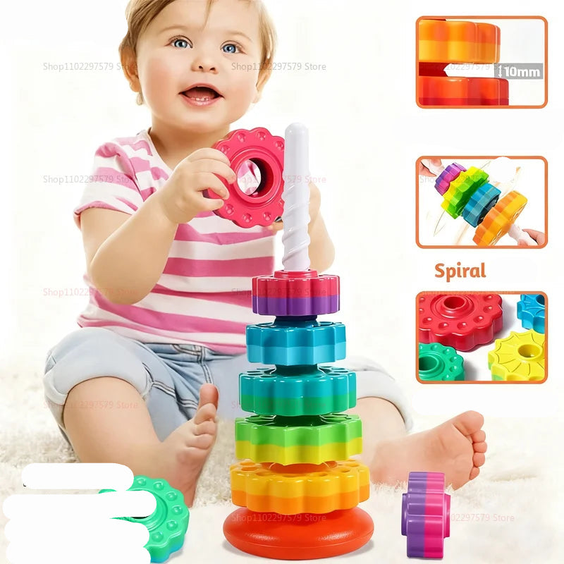 🌀 Giro Mágico Montessoriano – Brinquedo Didático
