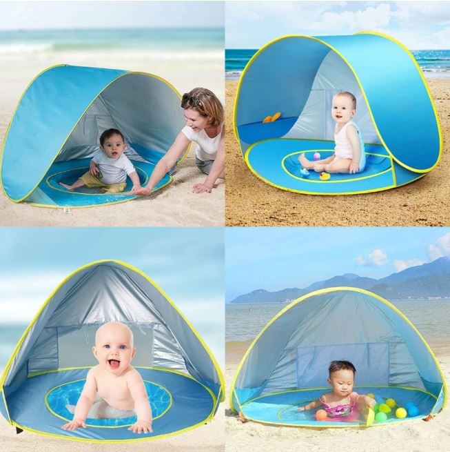 Tenda Baby & Kids Summer - Tenda de Verão - Proteção UV com Mini Piscina