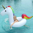 Boia inflável de unicórnio