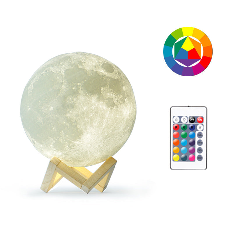 Luminária Lua Cheia 3D